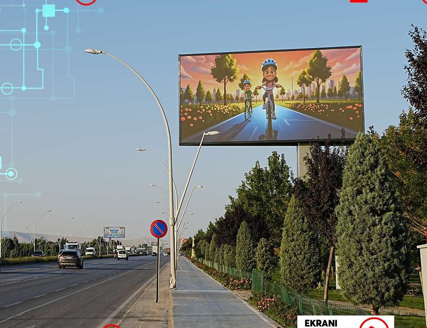 KODE Konya Ankara Yolu LED Ekran advertising inventory