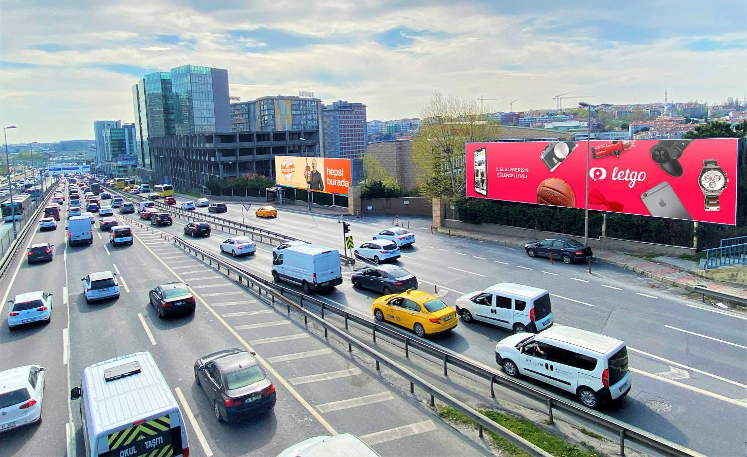 Merter E5 reklam alanı
