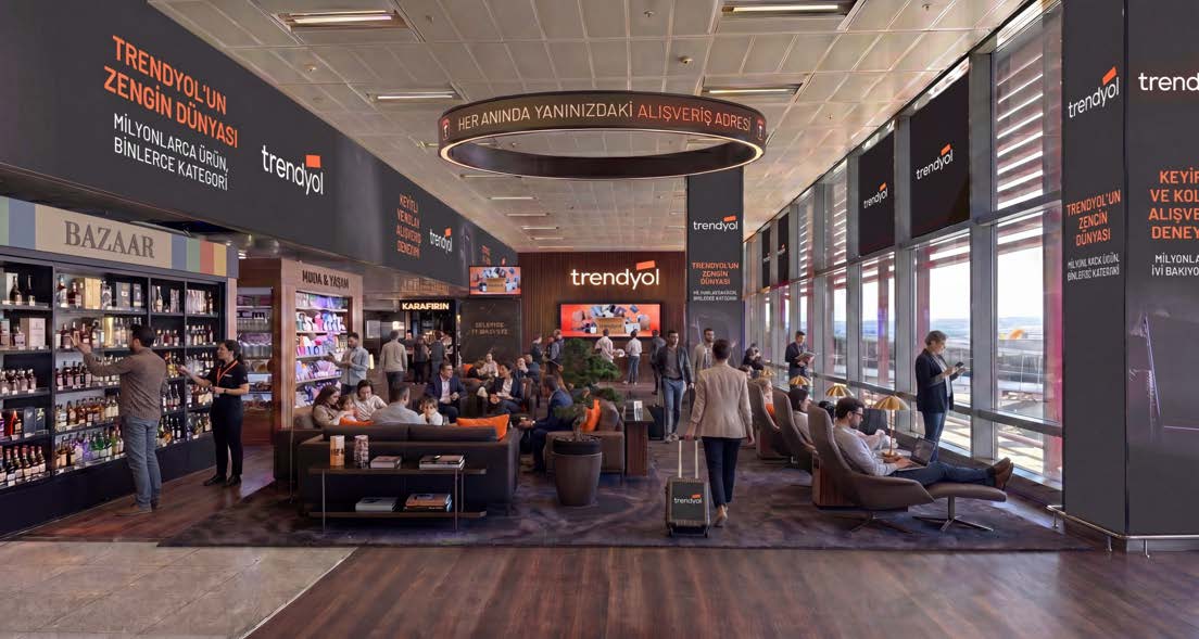 İÇ HATLAR GİDEN YOLCU TERMİNALİ BEKLEME ALANI SPONSORLUĞU advertising view 2